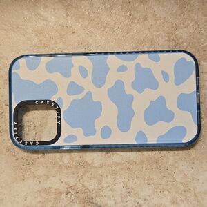 Casetify Blue Cowprint Phone Case (iPhone 12/iPhone 12 Pro)